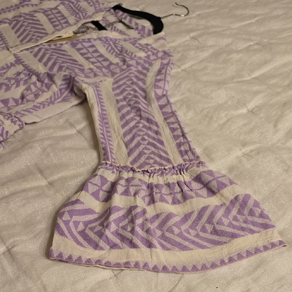 Devotion TWINS Lavender and Cream Long Sleeve Dress - Picture 13 of 16